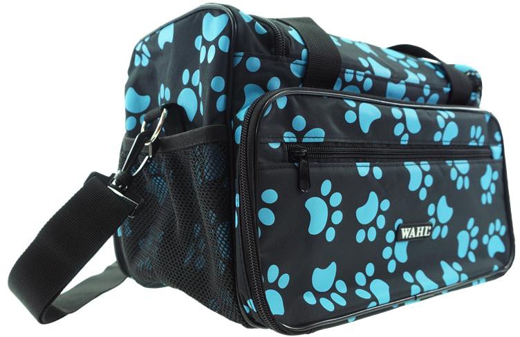  Wahl Animal Paw Print Bag Black and Blue 