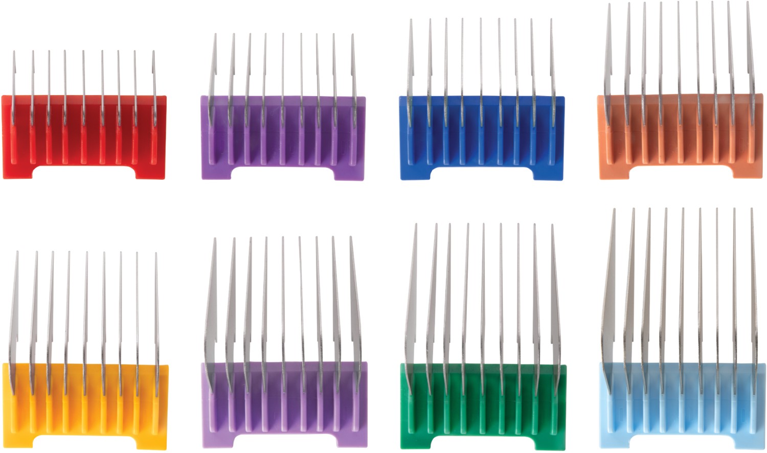  Wahl Professional Stainless Steel Combs 
