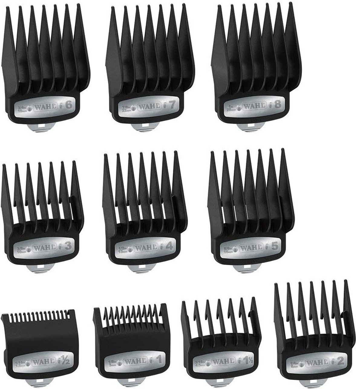  Wahl Professional Premium Combs 