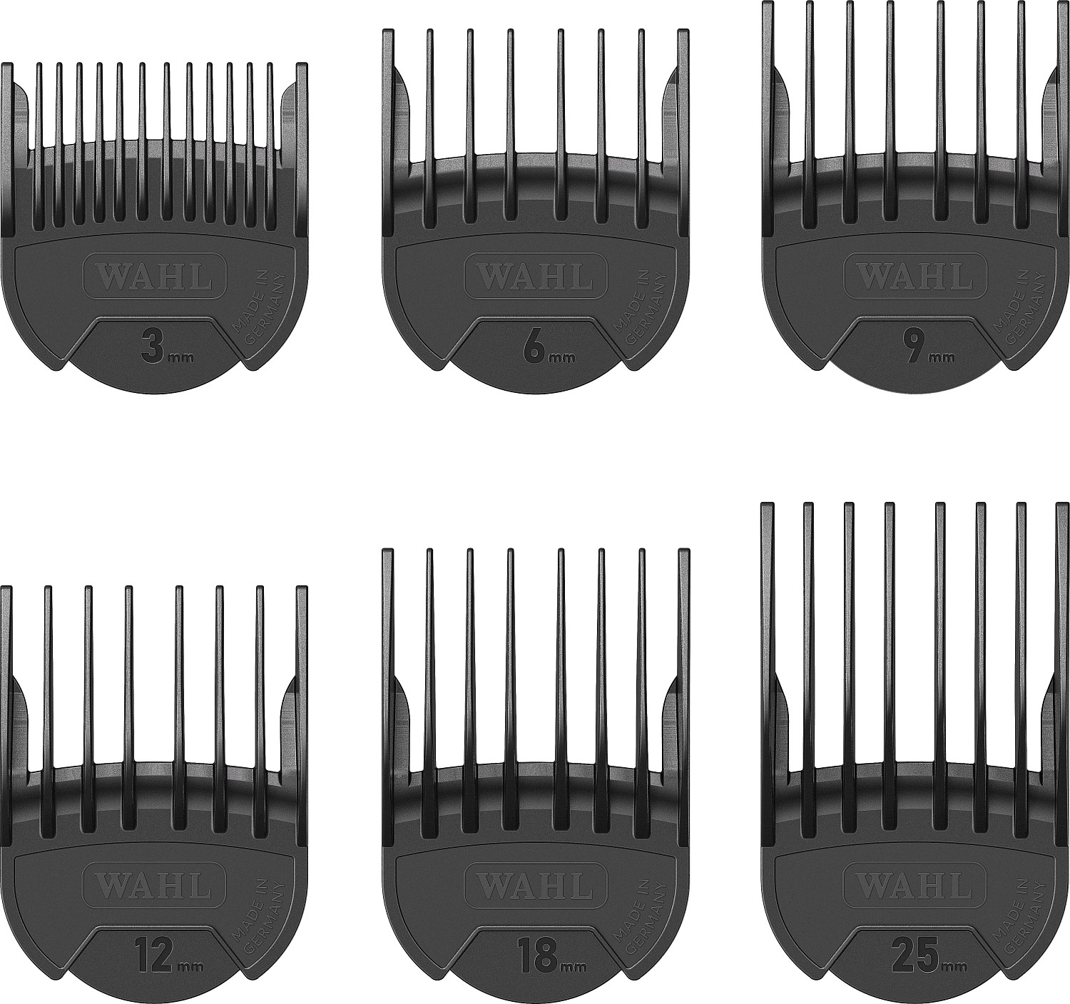  Wahl Professional Slide-on Attachment Comb Set 